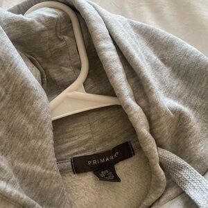 Primark Light Gray Casual Hoodie